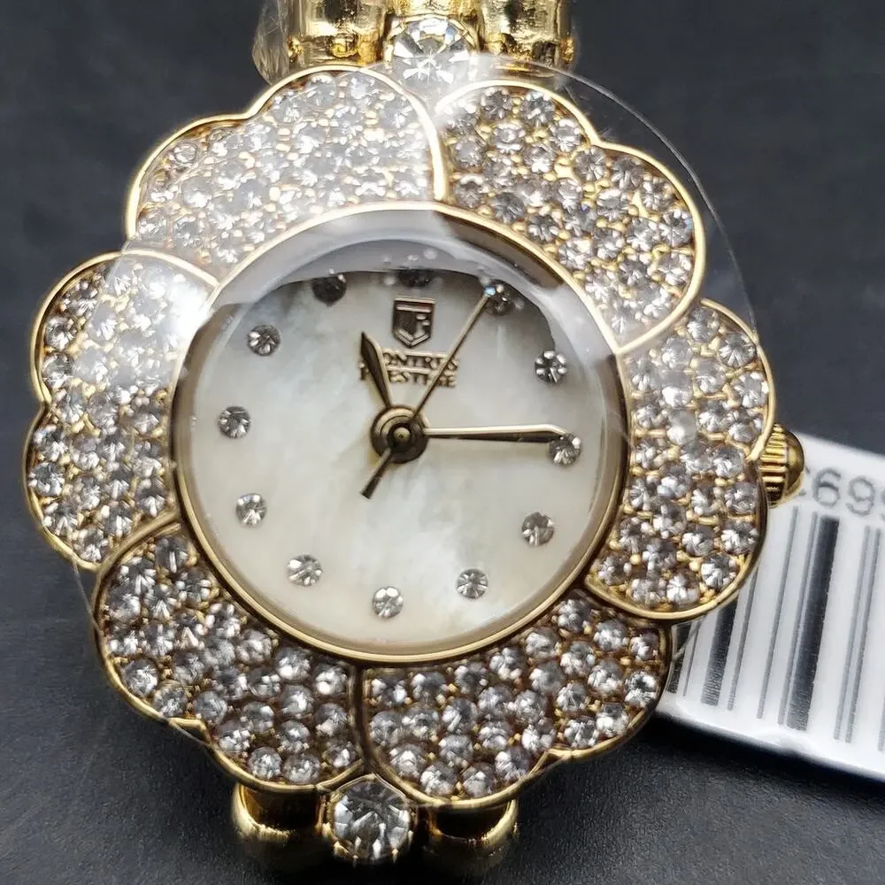 Montres Prestige x Invicta MPW-0234 Women's Gold Crystal Watch 28mm NWT